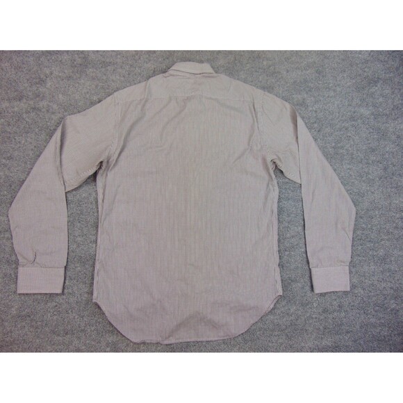 Billy Reid Shirt Mens Med Slim Cut Black White Check Long Sleeve - Picture 3 of 7